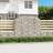 vidaXL Gabion Bågformad 200 x 50 x 160 cm Galvaniserat Järn