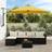vidaXL Wall-mounted Parasol Umbrella Garden Sun Sun Shelter