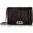 Rebecca Minkoff Chevron Quilted Small Love Crossbody - Black/Gold