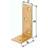 Alberts Beam-Angle Bracket Assymetrical 160 x 240 x 50 mm 1 Stk Gelb Verzinkt 1pcs
