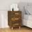 vidaXL smoked oak Cabinet Bedside Table