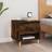 vidaXL Smoked Oak 50 x 46 x 50 Engineered Wood Bedside Table