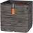 vidaXL Fyrkantig Blomkruka Nature Rib 30x30 cm Anthracite ∅30cm