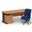 Impulse 1600/800 Writing Desk