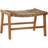 Dkd Home Decor 65 Natural Settee Bench