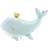 PartyDeco Ballon alu Baleine