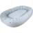 Filibabba Babynest 2:a generationen Pearl Blue m. Brodering One Size Babynest