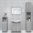 vidaXL Grey Sonoma Bathroom Cabinet 30 x 30 x 183.5 cm