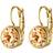 Dyrberg/Kern Louise Earrings - Gold/Pink
