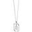 Pdpaola Necklaces Mini Letter Silver Necklace silver Necklaces for ladies