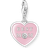 Thomas Sabo Charm-hängsmycke rosa hjärta med Best Mom silver