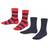 Falke Happy Stripe 2-Pack K SO Cotton Socks - Blue