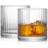 Joyjolt Elle Fluted Double Old Fashion Whiskyglass