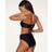 Ramy Brook Ivo Ruched Bikini Bottom - Black