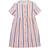 Tom Tailor Flicka Vertikal Multicolor Stripe Klänning - Flerfärgad