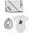 GOLDEN GOOSE Baby's Bodysuits 3 - pack - White