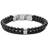 Fossil Vintage Casual Multi-Strand Bracelet - Silver/Black