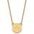 LogoArt Women's Edmonton Oilers Gold Plated Pendant Necklace