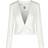 HUGO BOSS Slim-Fit Cropped Jacket - Collarless Styling