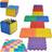 Quickdraw Pack of NINE Interlocking Non-Slip Soft Play Safety Flooring Tiles