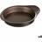 Pyrex Asymmetrisk Sort Metal Kageform Sæt 26 cm 6 Enheder Bageplade