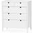 Torkelson Klinte Deep White Lacquer Kommode 80x90cm