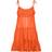 Vero Moda Shirred Strappy Beach Mini Dress - Orange