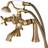 Kingston Brass KS288 Essex Deck Clawfoot Tub Brass