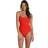 La Blanca Island Goddess One Piece Swimsuit Cherry