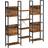 Vasagle Industrial Style Steel Frame Bookcase 24 x 158 x 166 cm Book Shelf