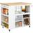 SoBuy Kitchen Island with Sideboard