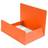 Exacompta 3 Flap Folder A4 Orange Glossy Card 24 x 32 cm Pack of 25