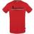 Aquascutum Check Strip Logo T-shirt - Red