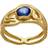 Maanesten Edith Ring - Gold/Blue