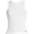 Casall Defined Rib Racerback Tank Top - White