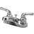 Kingston Brass KB251B 4 in Centerset Bathroom Faucet Polished Chrome Grey, Bronze
