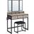 Vasagle RVT004B02 Greige/Black Toiletbord 40x90cm