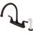Kingston Brass KB795 Magellan 8-Inch Centerset Kitchen Faucet Oil Rub Bronze, Brown