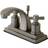 Kingston Brass KS4648ZX 4 in Centerset Bathroom Faucet Brushed Nicke Brushed Nickel