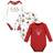 Hudson Baby Cotton Long-Sleeve Bodysuits 3-pack - North Pole (11115462)