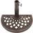 Trademark Innovations Cast Iron Half Umbrella Base 17.7 Inch Diameter Bronze Finish