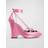 Tom Ford Pink Ankle Wrap Heeled Sandals 1P003 Rose Bloom IT