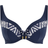 Panache Oceana Plunge Bikini Top - Navy