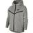 Nike Sportswear Kids' Tech Fleece Full-Zip Hoodie - Dark Grey Heather/Black