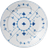 Royal Copenhagen Blue Fluted Plain Flad tallerken 27cm
