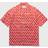 Ami Paris Alexandre Mattiussi Red & White Graphic Shirt SCARLET RED/NATURAL FR