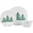 Vietri Melamine Lastra Holiday 3 Place Dinner Set