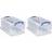 Really Useful Pack of 2 Transparent Storage Box 9L 2pcs