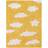 Lorena Canals Washable Rug Clouds Børnegulvtæppe Mustard