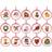 Bucilla Bucilla counted cross stitch kit 30pcs classic christmas ornaments 14 count